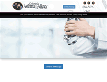 Tablet Screenshot of columbiaallergy.com
